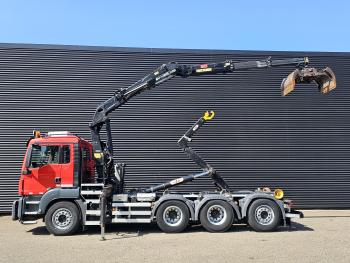 TGS 35.400 8X4-4 BL / Z CRANE + HOOKLIFT